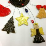 Kids clay ornaments made at Valley Art with Artingales / April Hoff