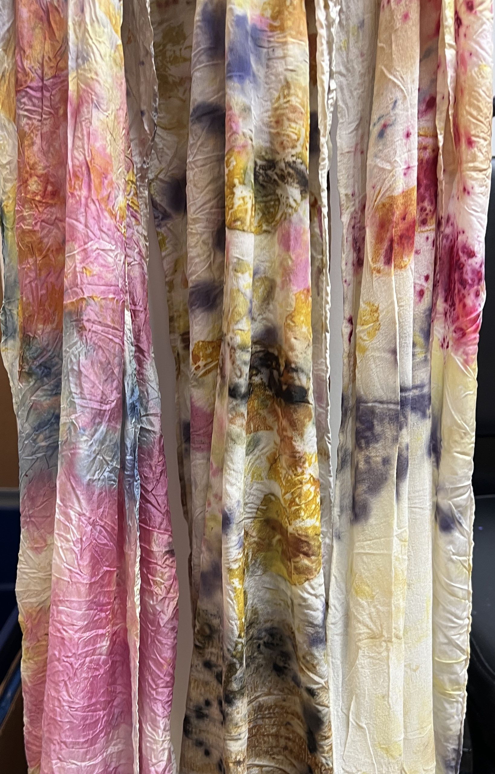 You are currently viewing ECO PRINT SILK SCARVES with Janet C Hickok