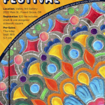 Annual poster with text: "VALLEY ART'S 35TH ANNUAL CHALK ART FESTIVAL Location: Valley Art Gallery 2022 Main St., Forest Grove, OR Registration: $20 fee includes chalk & one assigned sidewalk square SATURDAY SEPT, 20TH, 2025 8 AM - 4 PM There will be featured artists and entertainment provided. All ages and skill levels welcome! Pre-Sales: Thursday Sept 18th 5-7 p.m. Poster design by Christina Noel Funded by donations, sponsorships, participants, the Public Arts Commission, and the City of Forest Grove - Tourism Program. Proceeds fund scholarships at Valley Art and at the college level and help with future events."